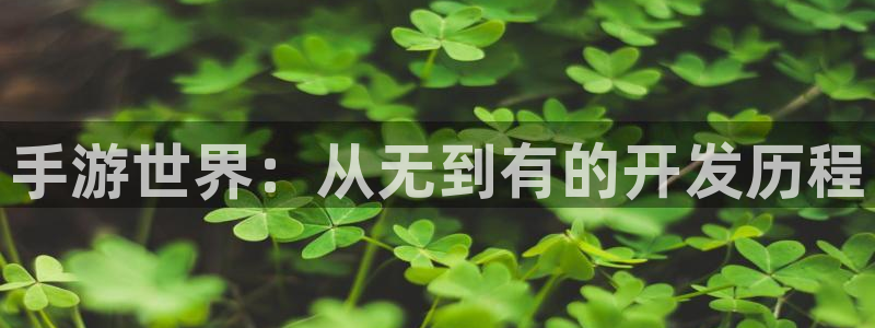 豪门国际评测：手游世界：从无到有的开发历程